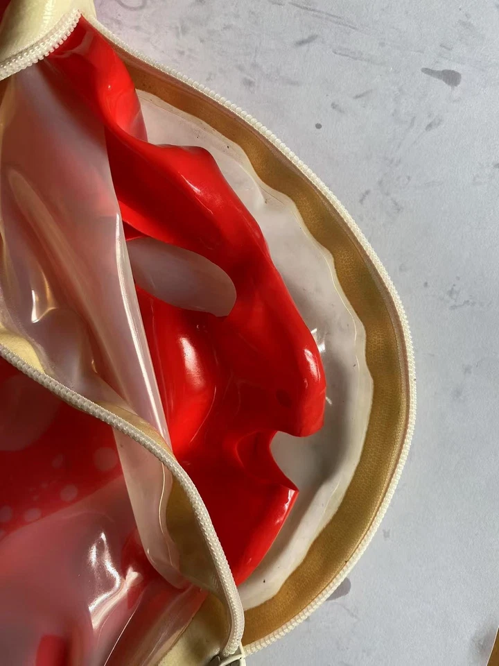 2-layer Latex Hood Transparent Rubber Mask with before&after zipper for Fetish - Image 4 of 4