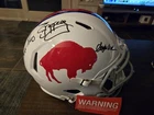 Buffalo Bills Jim Kelly Thurman Thomas Andre Reed Signed  AUTHENTIC Helmet  BAS