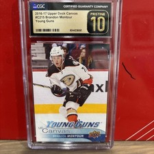 2016/17 Brandon Montour Young Guns Canvas CGC Pristine 10 (perfect) C215