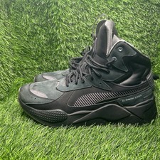 PUMA RS-X Mid Top High Top Sneakers Lace Up Militia Black Men's Size 11 No Box