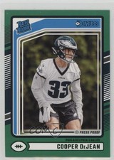 2024 Panini Donruss Rated Rookie Green Press Proof Cooper DeJean #305 10yu