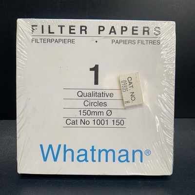 WHATMAN Grade 1 Qualitative Filter Paper 150mm Circles 1001-150, Sealed Made UK