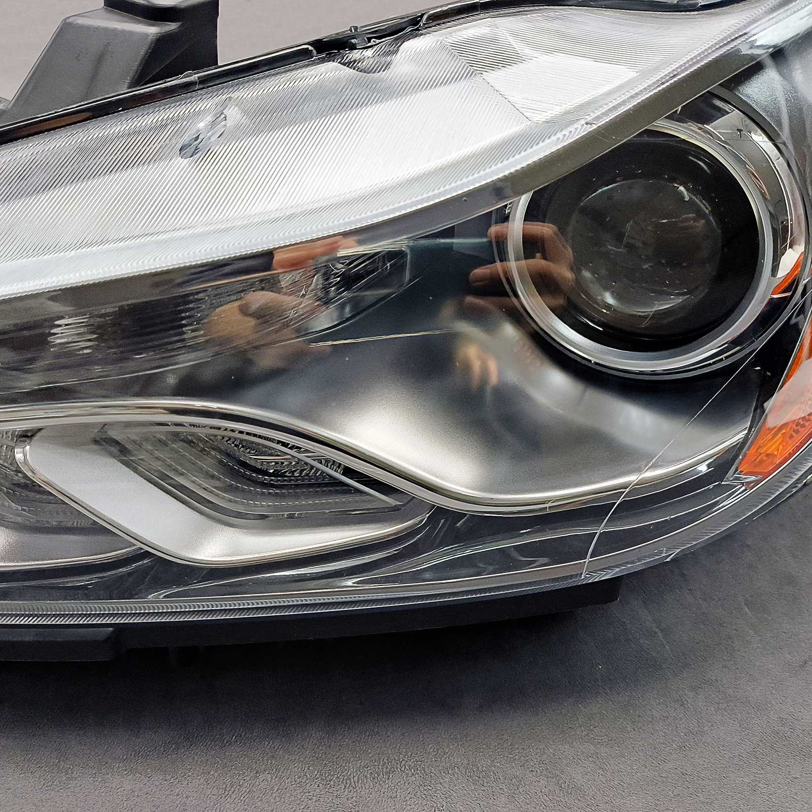 670038241 OEM 2014-20 Left Driver Side Maserati Ghibli Headlight AFS Xenon HID 
