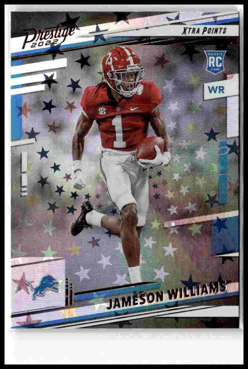 2022 Panini Prestige #307 Jameson Williams RC Xtra Points Astral