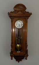 Large Antique 3 Weight Vienna Regulator Clock Sonnerie Quarter Strike