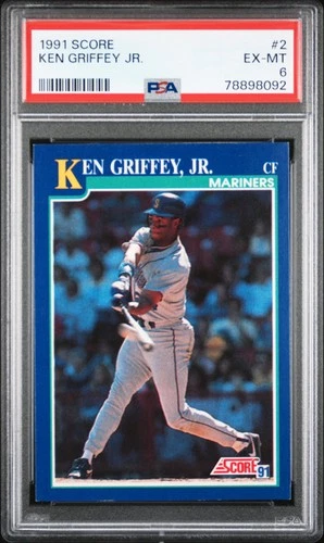 1991 Score #2 Ken Griffey Jr. PSA 6