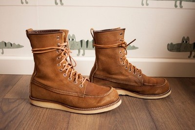 Red Wing 879 Boots US9D Moc Toes Ultra Rare Limited Edition Irish Setter No 877