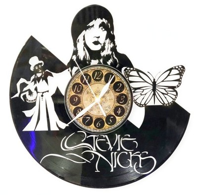 STEVIE NICKS | Vinyl Record Clock | Music Gift | FREE SHIPPING