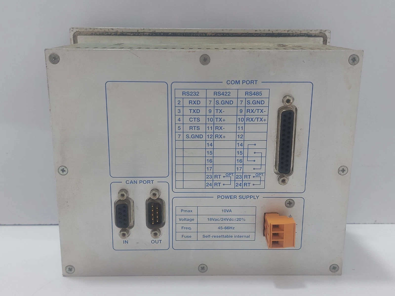 Operator PLC with integrated CAN interface