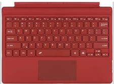 Type Cover for Microsoft Surface Pro 7 /Pro 7/6/5/4/3, 12.3", Ultra Slim - Red