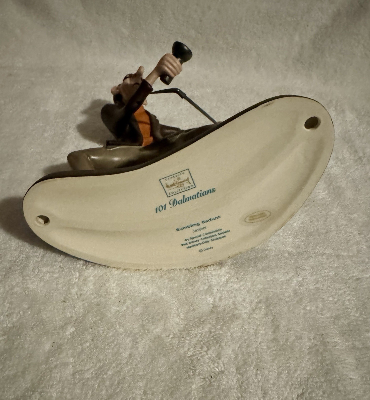 WDCC Bumbling Baduns Horace & Jasper 101 Dalmatians Disney Villains