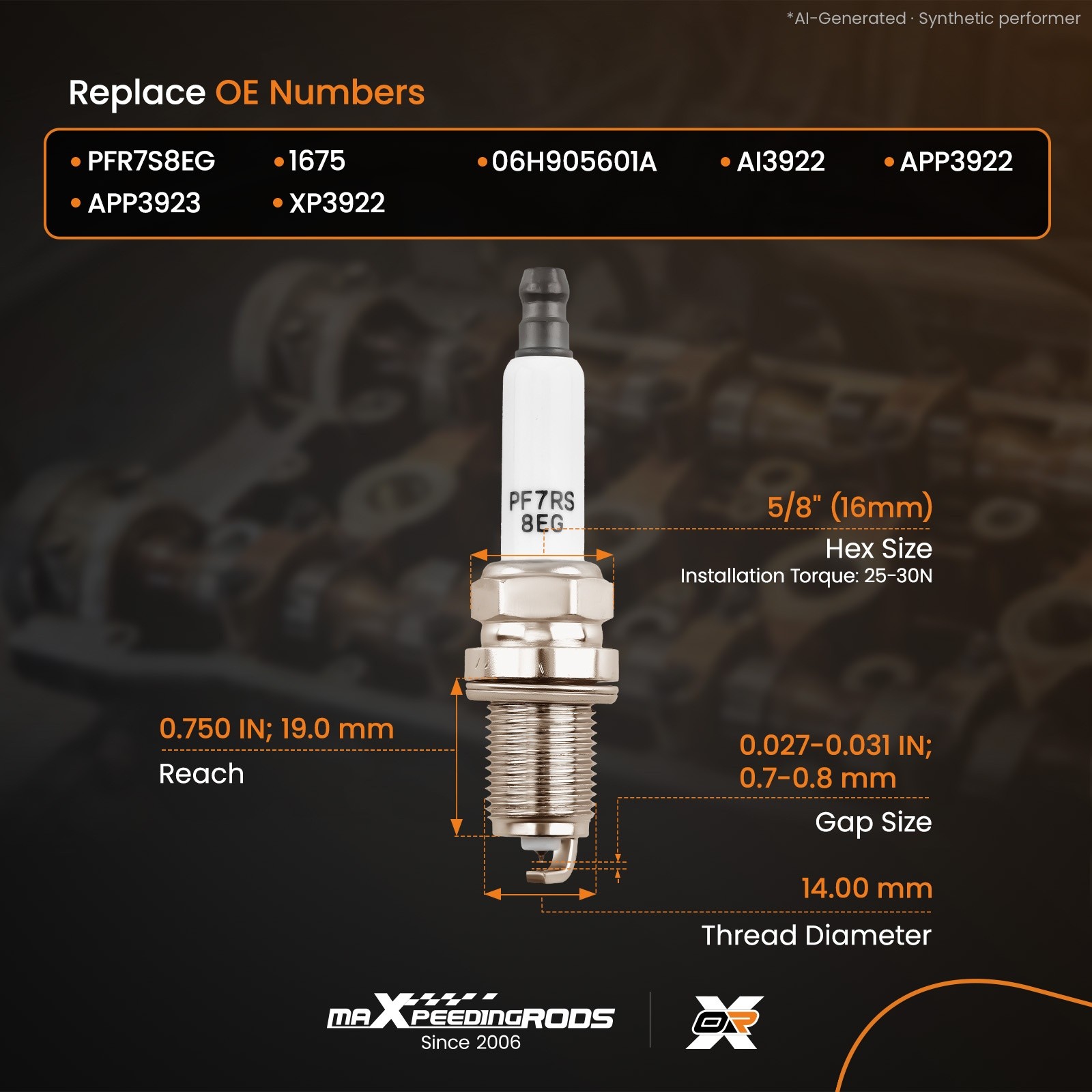Audi R8 2011-2017 Spark plug