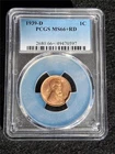 1939-D  LINCOLN WHEAT BACK CENT PCGS MS66+RD                          #MF-2367