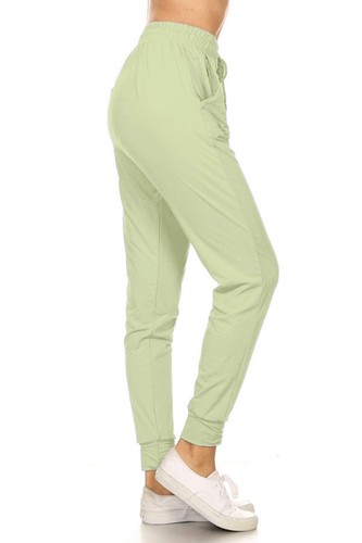 Leggings Depot Womens Relaxed fit Jogger Pants - Track Cuff Sweatpants with P...