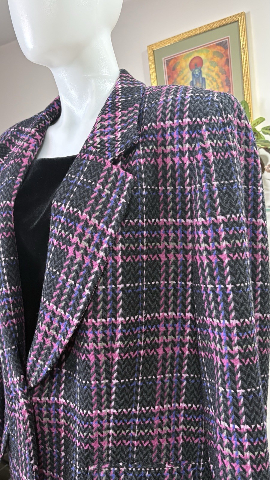 Vintage Pendleton Wool Blazer Button Lined Collar… - image 3
