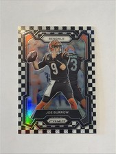 2023 Panini Prizm Joe Burrow Black & White Checkerboard #57 Bengals SP