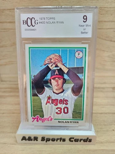 Nolan Ryan - 1978 Topps #400 - BCCG 9 Beckett *Sharp Card*