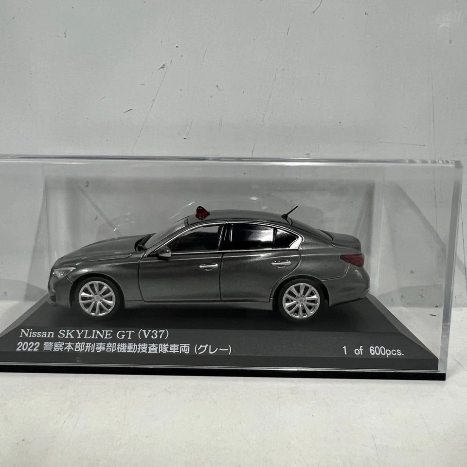 Rais 1/43 Nissan Skyline V37 GT Japan Criminal Mobile Unit Diecast Model Gifts - Image 2 of 4