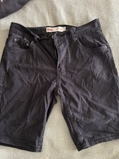 Levi  s Boys 511 Slim Black Shorts Size 14 REG W27   Classic Denim Look