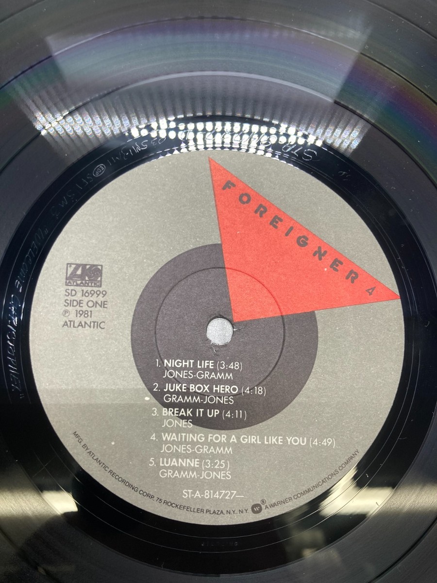 Foreigner 4 Vintage Vinyl LP 1981 Atlantic Record SD-16999 | eBay