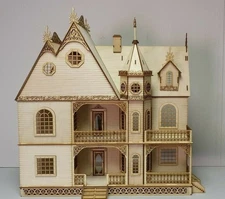 Jasmine Gothic Victorian 1:24 Large Dollhouse Kit