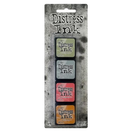 Tim Holtz Distress Mini Ink Pads 4pcs - Kit 7