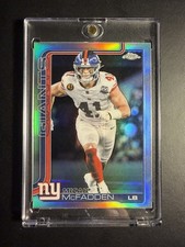2025 Topps Chrome Football Micah McFadden #232 Refractor