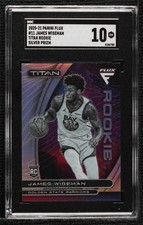 2020-21 Panini Flux Titan Rookies Silver Prizm James Wiseman #11 SGC 10 GEM 06mc