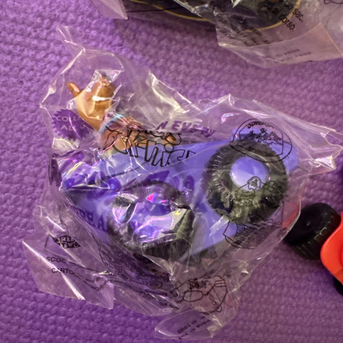 4x Scooby-Doo Toy Lot 2002 Dairy Queen Kids Meal ATV Mystery