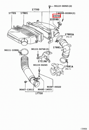 Genuine Lexus RX300 MCU35 RX330 MCU38 MCU33 RX400 h MHU33 MAF AFM Air Flow Meter - Picture 12 of 20