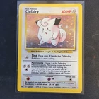 Pokémon TCG Clefairy Holo Rare Card Base Set, 5/102, NM LP Condition