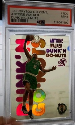 1998-99 Skybox E-X Century Dunk 'N Go Nuts Antoine Walker PSA 9 | eBay
