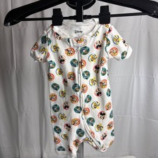 Janie  Jack x Disney Baby Good Night Zip Short Pajama Mickey  Friends 6-12 M