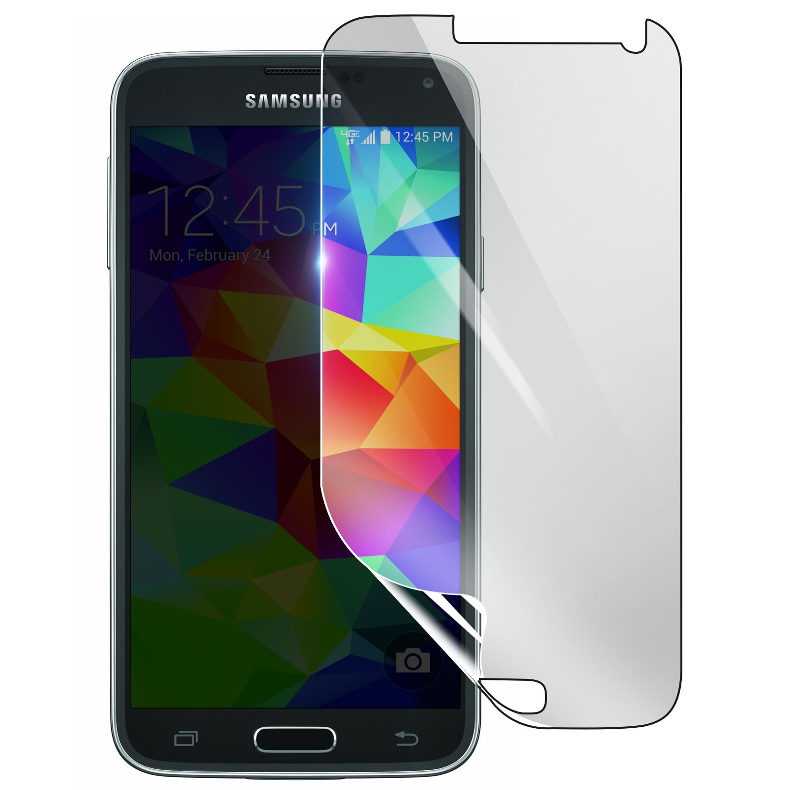 Protection ecran Samsung S5 film hydrogel anti-rayures et antichoc transparent
