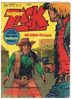 ZACK Nr. 1 / 1976 - Comic-Magazin - KUNG FU - ohne Poster