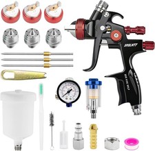 819 Hvlp Air Spray Gun Kit 1.31.72.0mm Nozzles Regulator Separator Auto Paint 819 Hvlp Air Spray Gun Kit 1.31.72.0mm Nozzles Regulator Separator Auto Paint