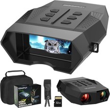 Night Vision Binoculars Goggles - 1312FT/400M Digital Infrared Night Vision