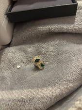 Emerald Gold Earrings