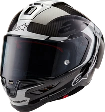ALPINESTARS Supertech R10 Helmet - Element - Carbon/Silver/Black - 2XL
