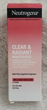Neutrogena Clear & Radiant Moisturizer For Dry Skin Oil-Free New