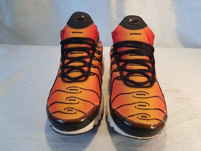 Nike Air Max Plus TN Sunset Pimento Orange Black Tiger Running Shoes Men's Sz6.5