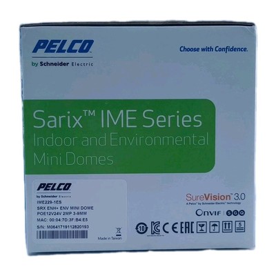 Pelco IME229-1ES/US 2 Megapixel Network Outdoor Dome Camera 