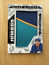 2024-25 UD Black Diamond Team Logo Jumbos Patch Mathew Barzal #TL-MB New York