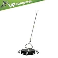 15" Pressure Washer Surface Cleaner 4000PSI with 2 Extension Wand Attachment Kit