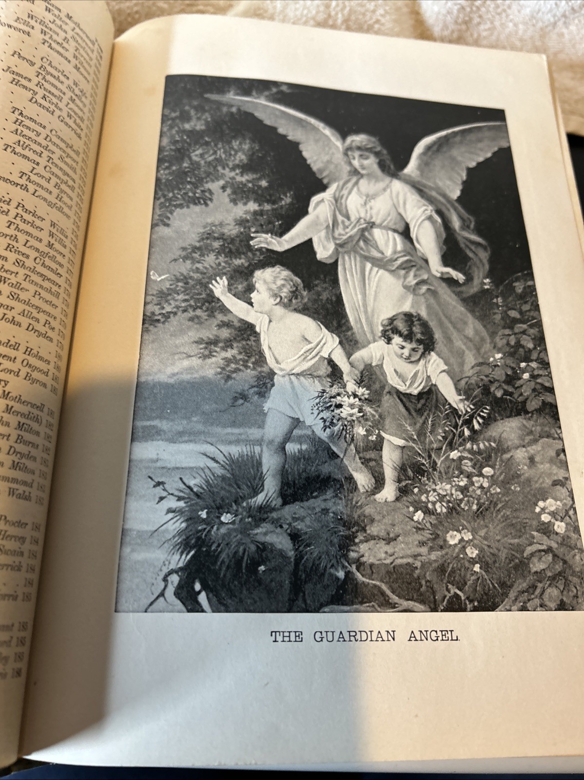 Victorian Poetry Book Poetic FANCIES Antique Illustrated Americana 1890s Vintage