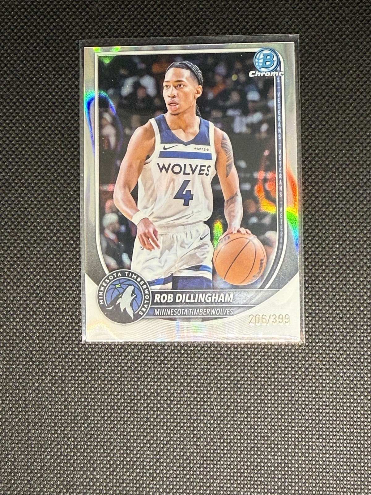 2025-26 Bowman - Chrome Rob Dillingham #BCV-182 Lava Refractor /399