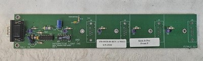 Interactive Light KICK-IT PRO Arcade Game FRONT 5 Sensor PCB 150-0018-00 GOOD