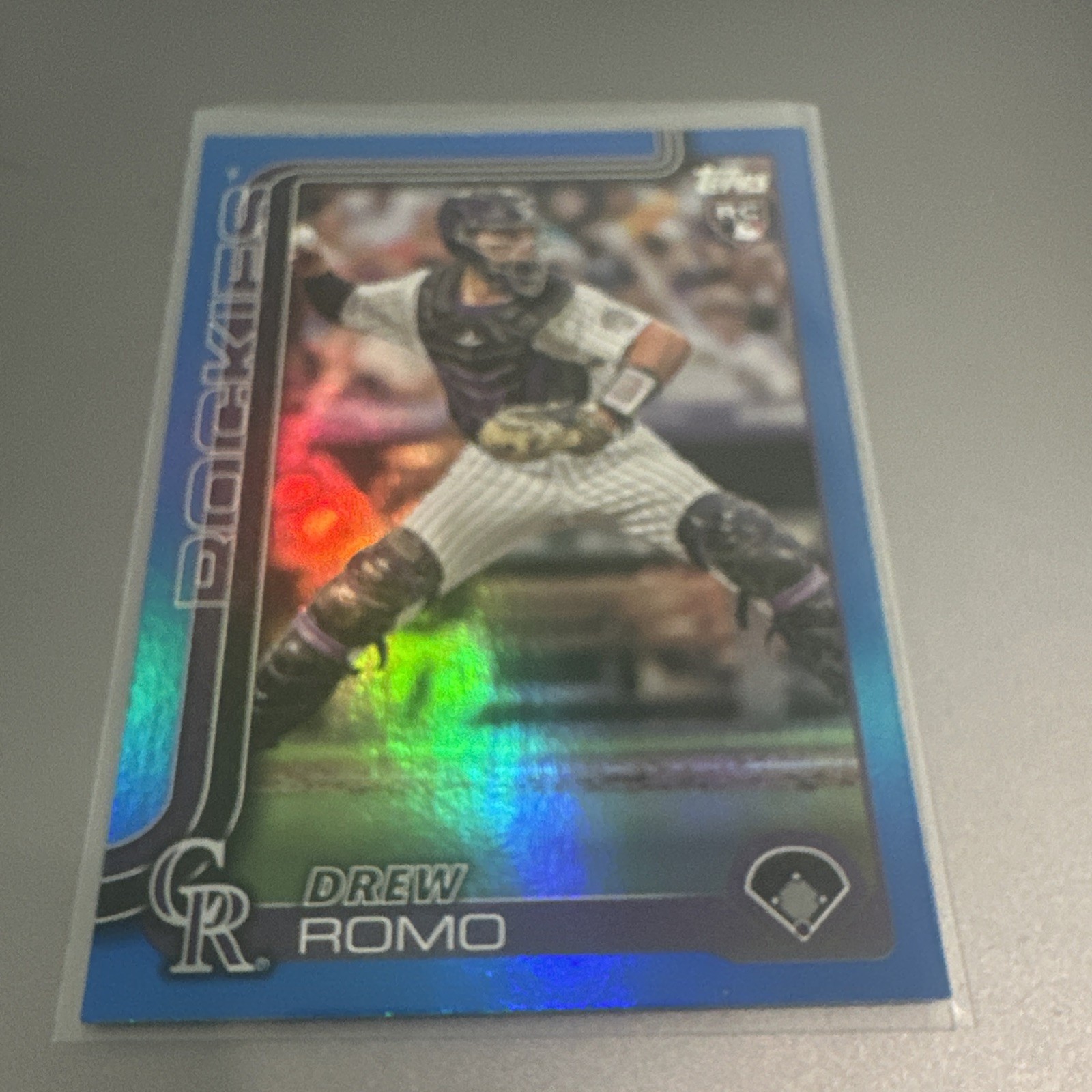 2025 Topps Series 1 - Drew Romo #296 Blue Holo Foil /150 (RC)