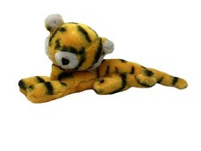 Dakin Tiger Beanie Plush 8" Orange Black Stripe Laying Down Cub Vintage 1976