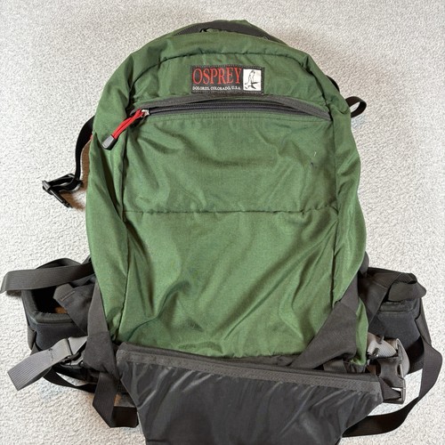 Vintage 90s Osprey Vector Escapist One Backpack Green Made in USA Dolores CO Medium - Bild 3 von 11